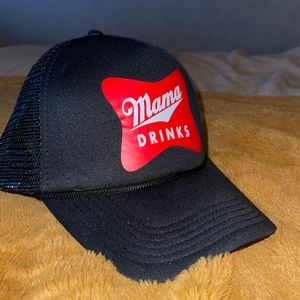 Mama Drinks Trucker Hat